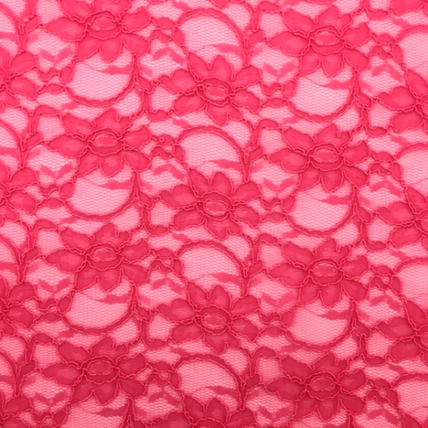 Corded Lace Coral Pink